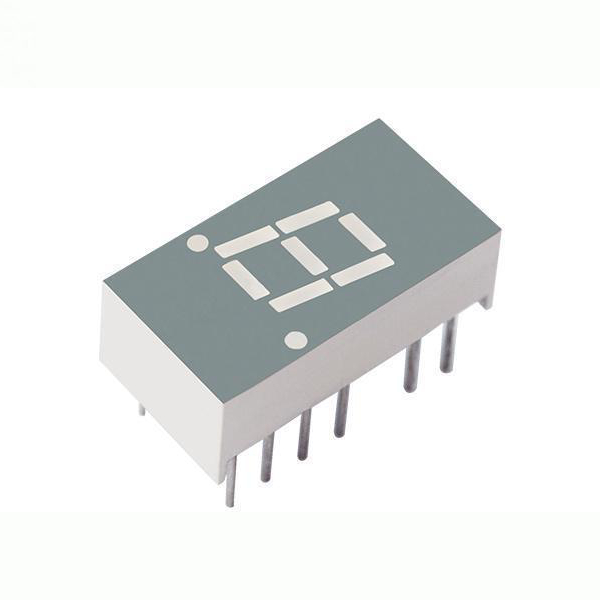 The image shows 0.30in 1-digit segment display of China QUEENDOM Company.