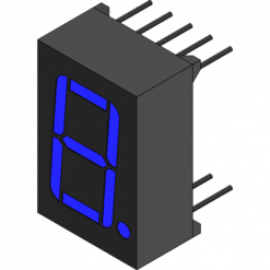 1-Digit 7-Segment Thru-Hole Display