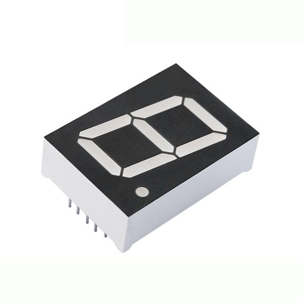 The image shows 1.0 1-digit segment display of China QUEENDOM Company.