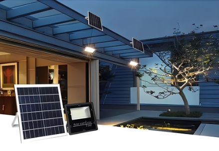 100w solar flood light