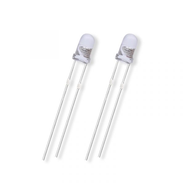 The image shows 3mm LED Diode of China QUEENDOM Company.