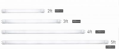 led waterproof tube size